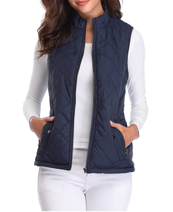 Josephine Aubry | Quilted Puffer Vest with Stand Collar - Image 10