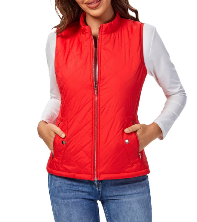Josephine Aubry | Quilted Puffer Vest with Stand Collar - Image 11
