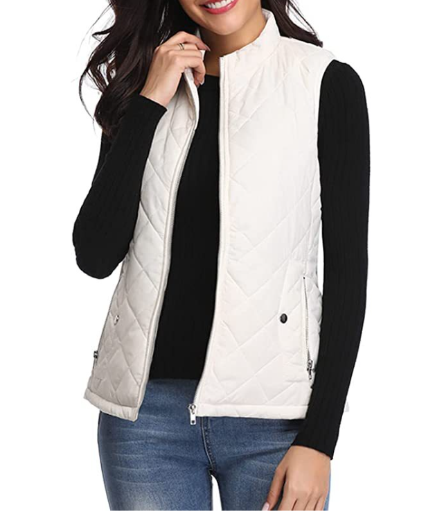Josephine Aubry | Quilted Puffer Vest with Stand Collar - Image 12