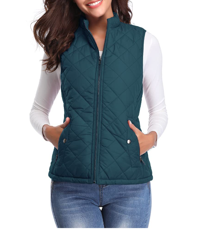 Josephine Aubry | Quilted Puffer Vest with Stand Collar - Image 13