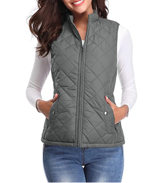 Josephine Aubry | Quilted Puffer Vest with Stand Collar - Image 2