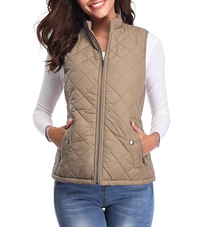 Josephine Aubry | Quilted Puffer Vest with Stand Collar - Image 3