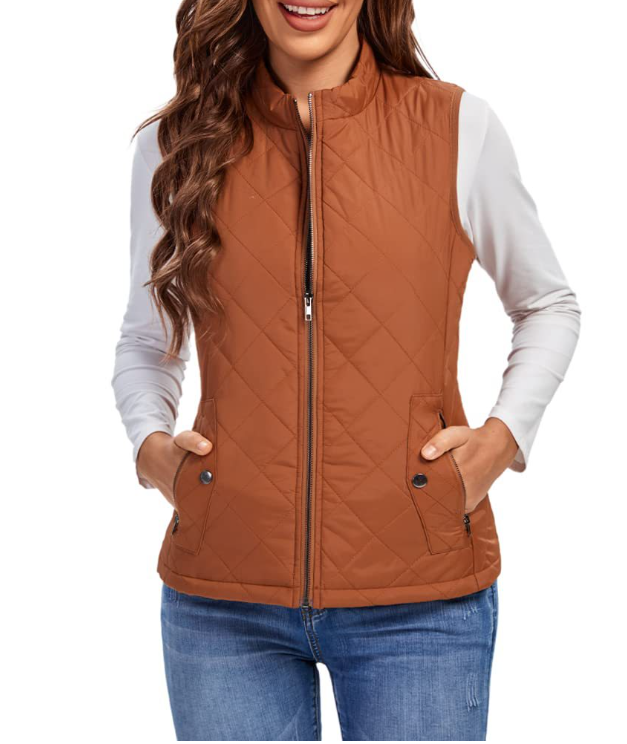 Josephine Aubry | Quilted Puffer Vest with Stand Collar - Image 7