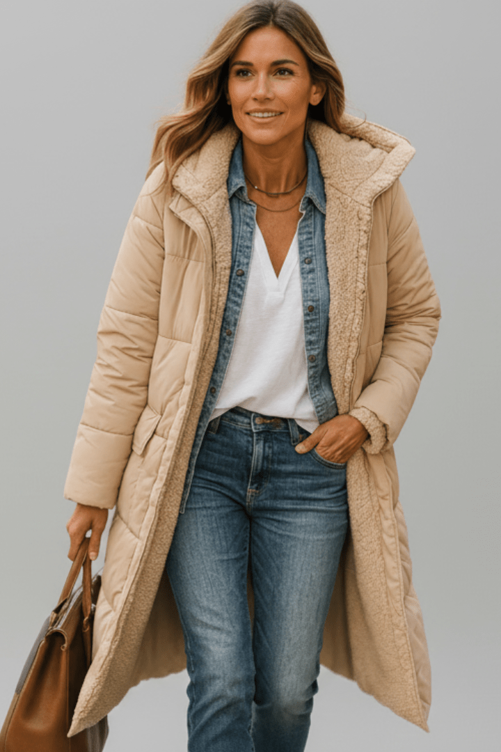 Justine Rocard | Longline Hooded Puffer Coat - Image 10