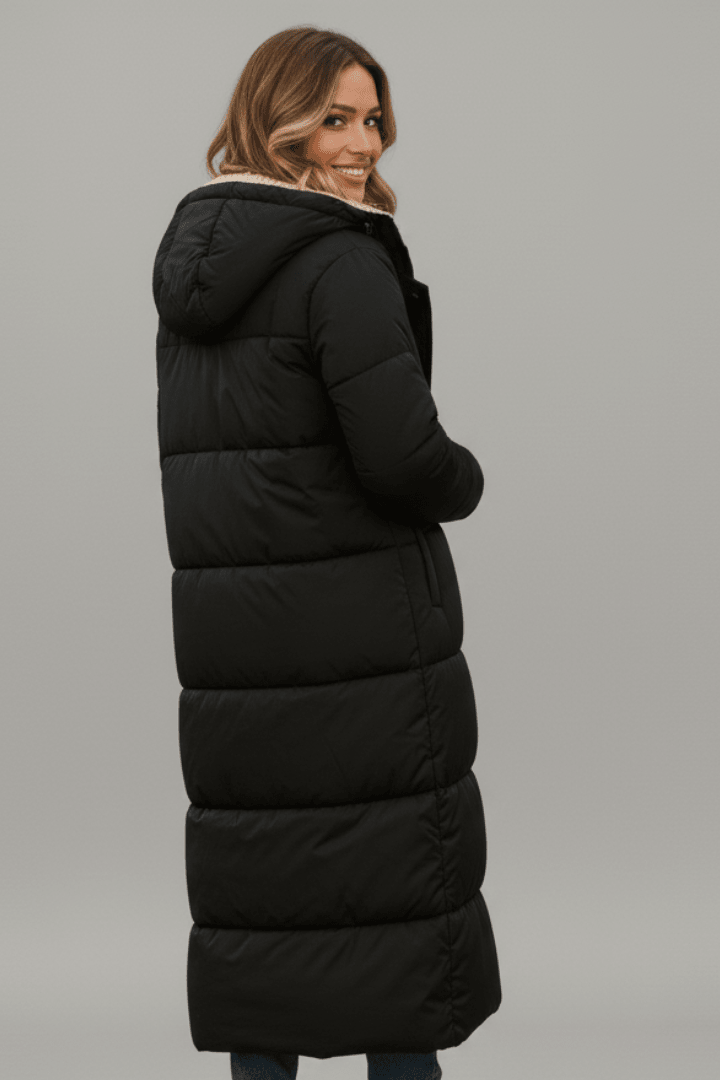 Justine Rocard | Longline Hooded Puffer Coat - Image 4
