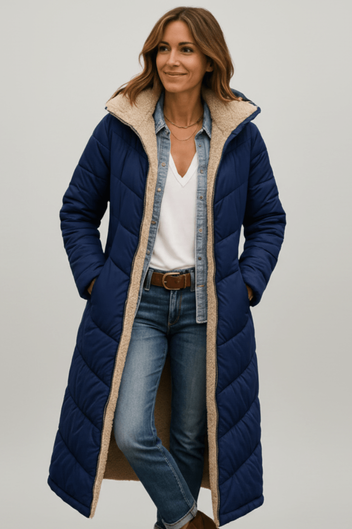 Justine Rocard | Longline Hooded Puffer Coat - Image 5