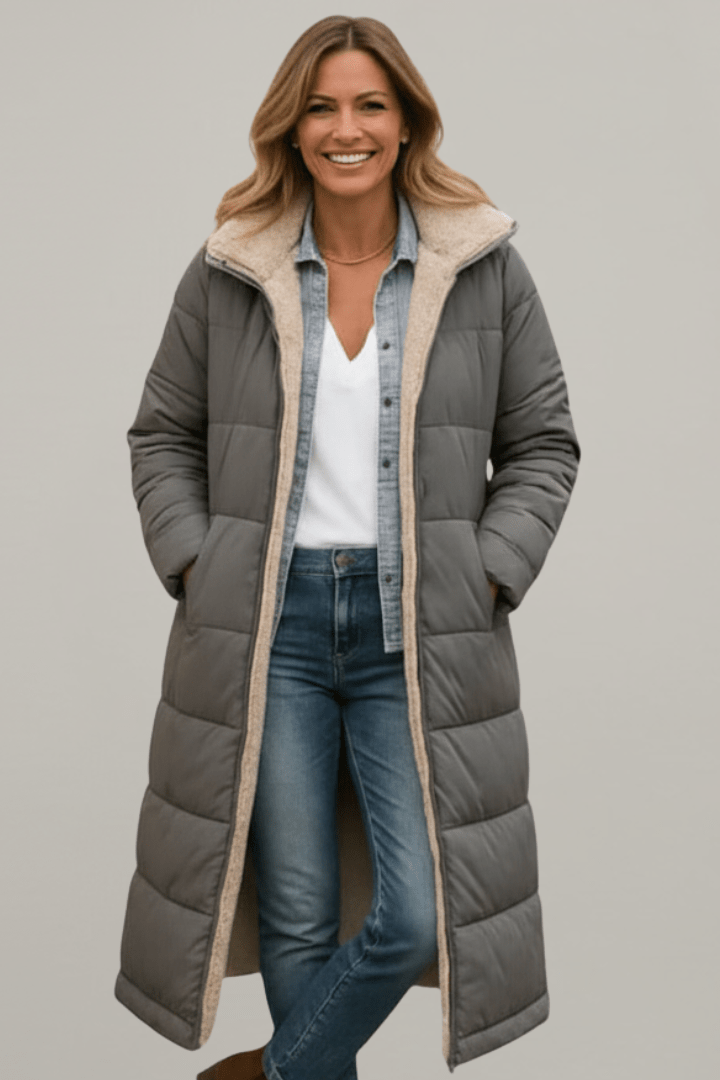 Justine Rocard | Longline Hooded Puffer Coat - Image 6