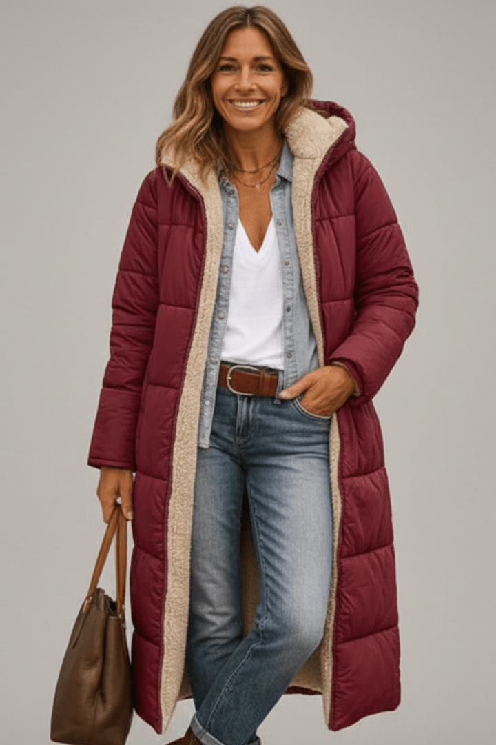 Justine Rocard | Longline Hooded Puffer Coat - Image 8