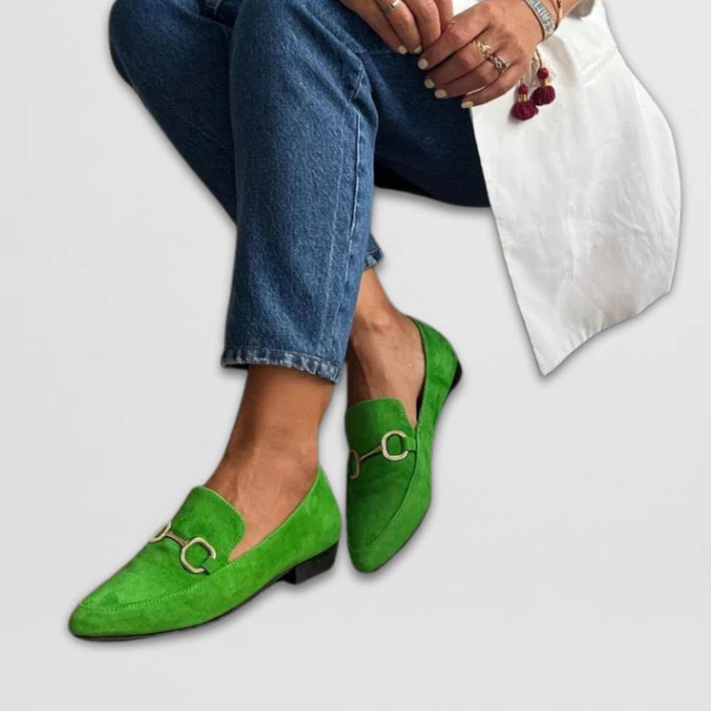 Louison Fabregue | Horsebit Pointed Toe Loafers - Image 2