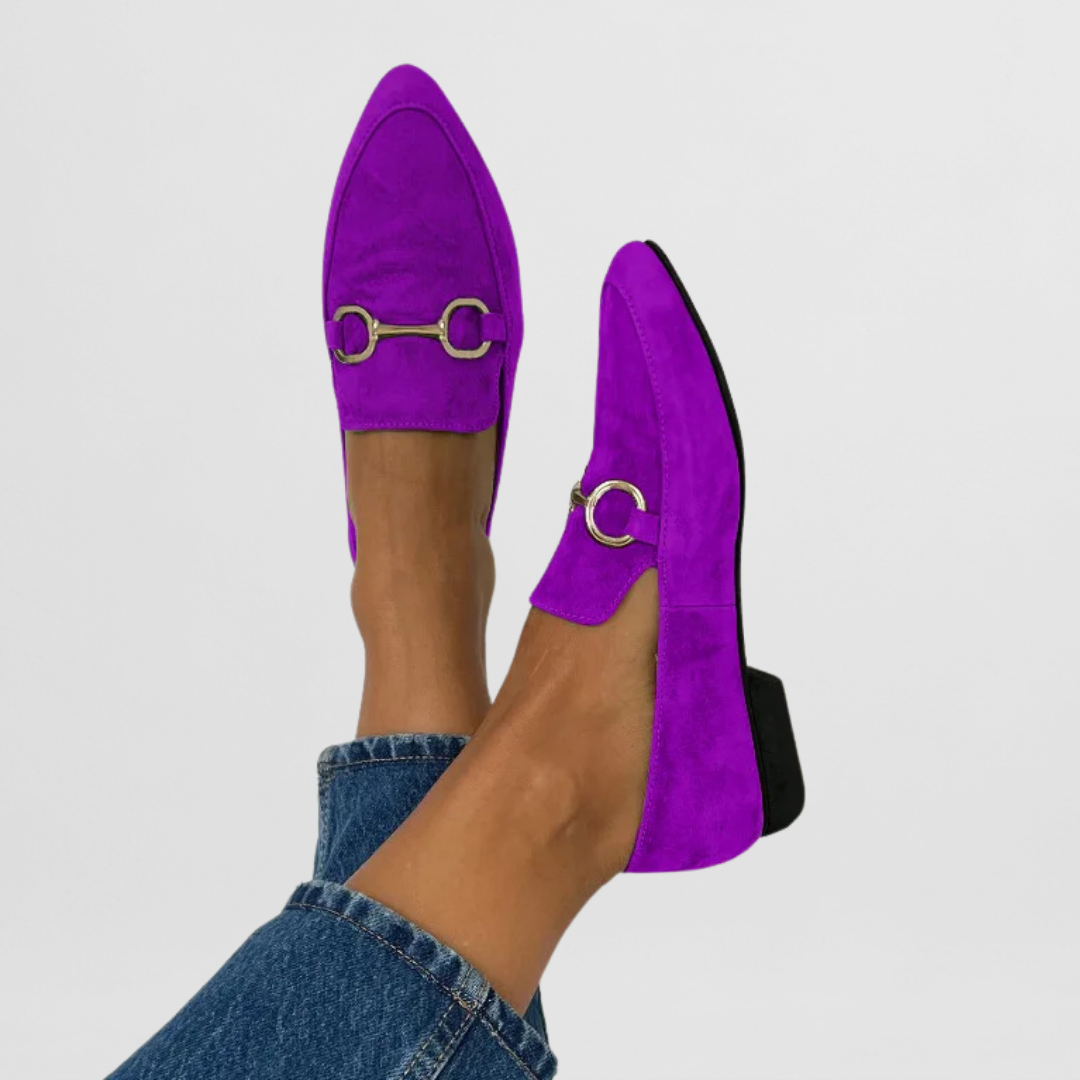 Louison Fabregue | Horsebit Pointed Toe Loafers - Image 3