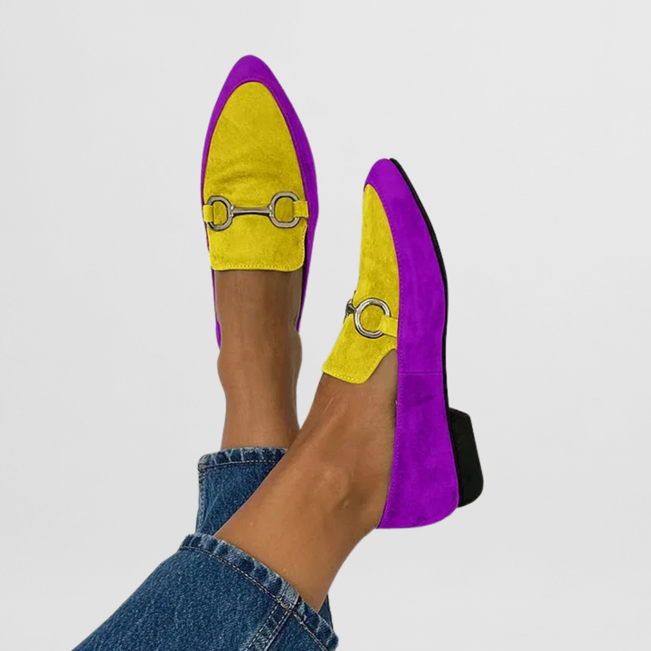 Louison Fabregue | Horsebit Pointed Toe Loafers - Image 4