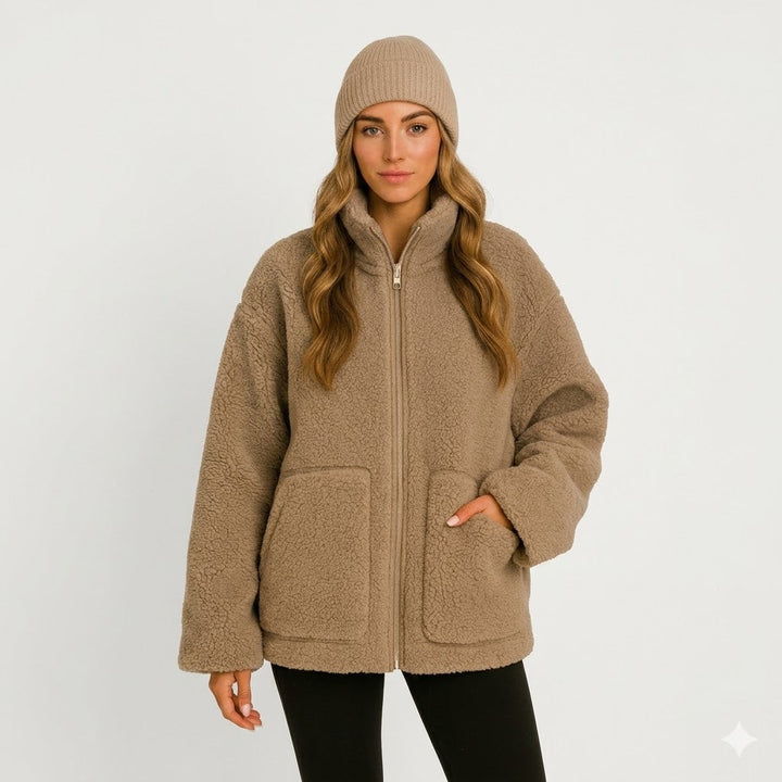 Lucie Savart | Teddy Fleece Zip Jacket - Image 1