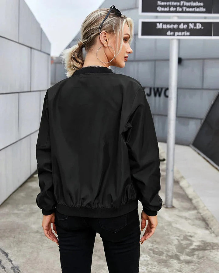 Margaux Delisle | Classic Zip Bomber Jacket - Image 5