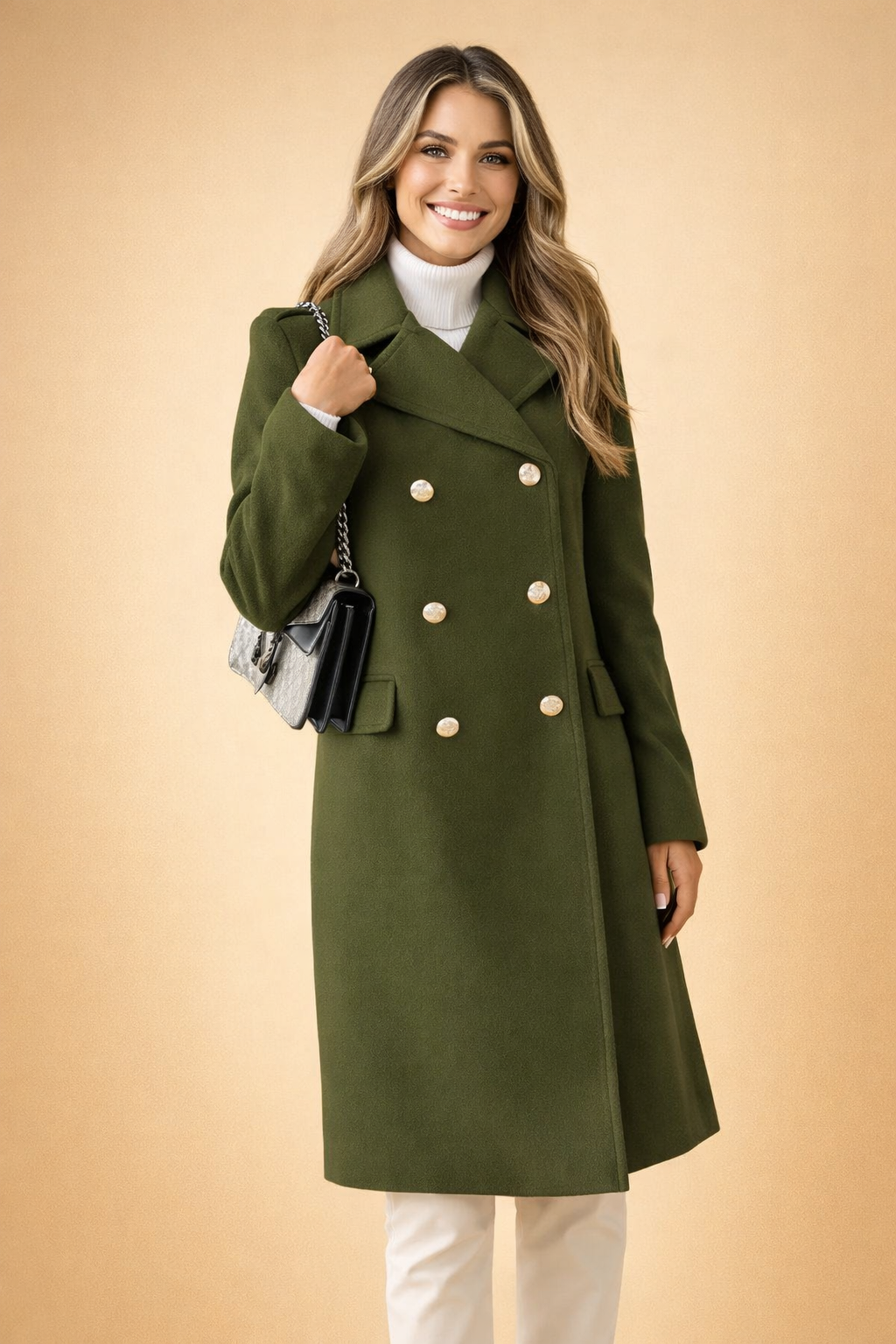 Margaux Sorel | Double-Breasted A-Line Coat - Image 7