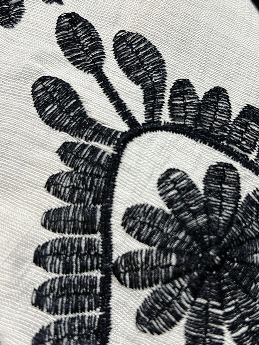 Marguerite Colin | Embroidered Ruffle-Collar Blouse - Image 8
