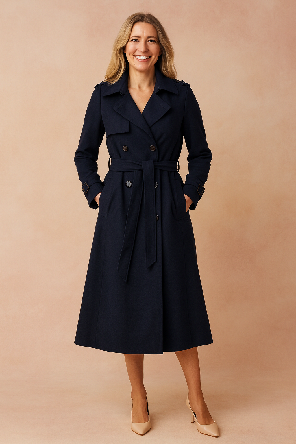 Marguerite Solal | Belted Trench Coat - Image 3