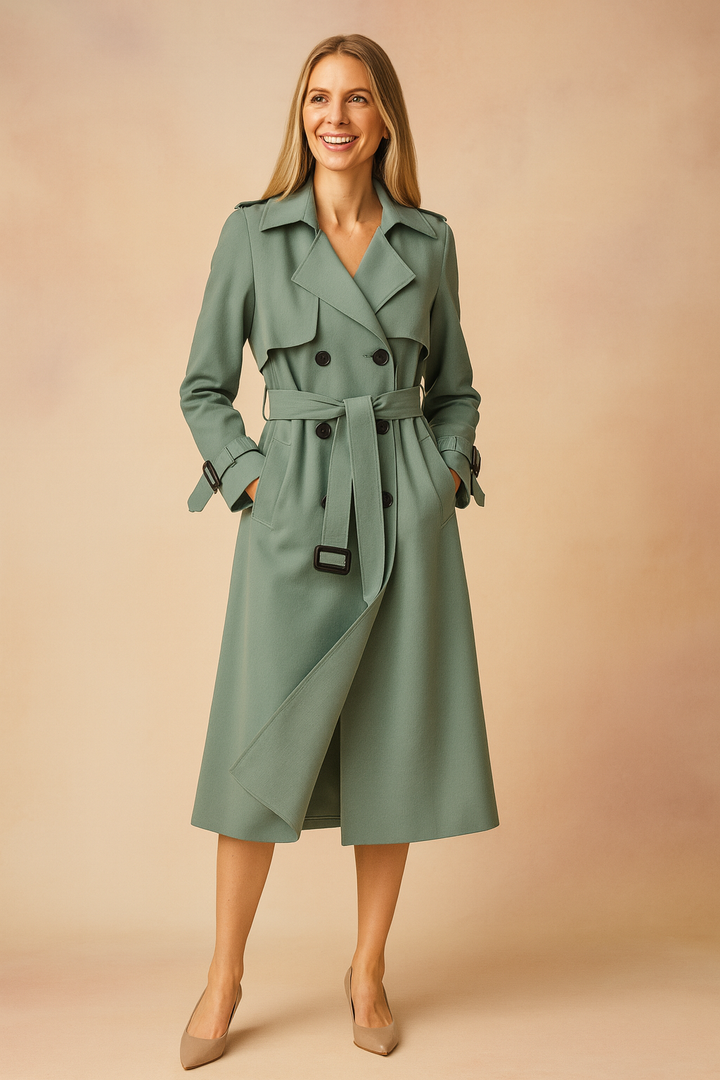 Marguerite Solal | Belted Trench Coat - Image 4