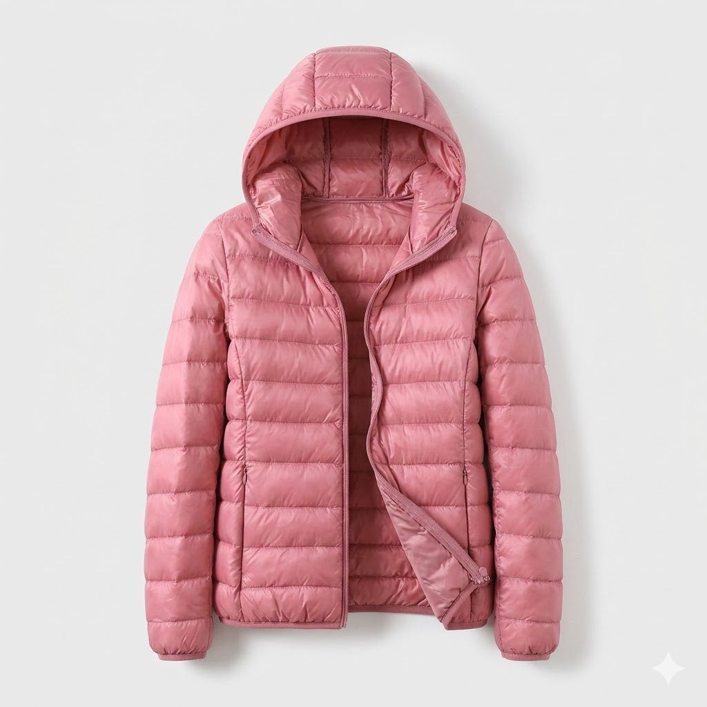Marion Delcourt | Lightweight Hooded Puffer Jacket - Image 1