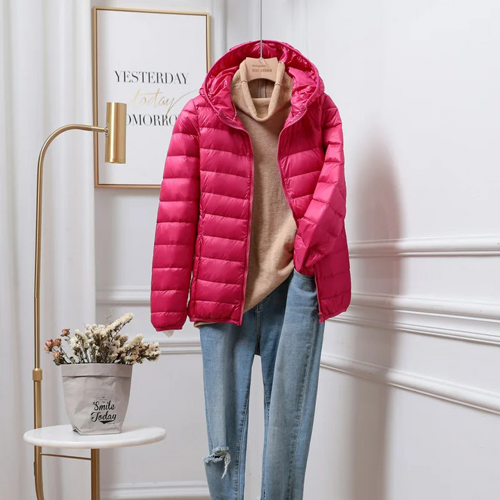 Marion Delcourt | Lightweight Hooded Puffer Jacket - Image 12