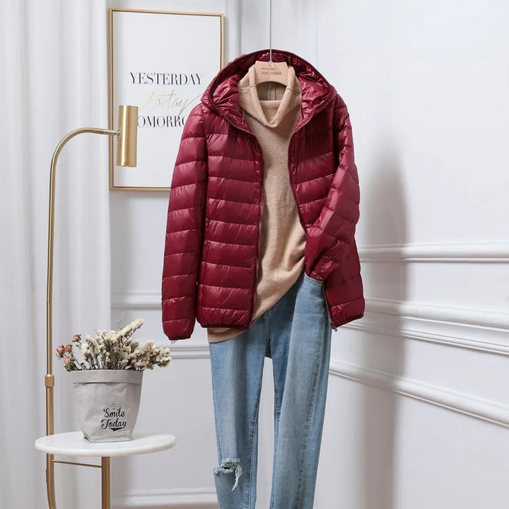 Marion Delcourt | Lightweight Hooded Puffer Jacket - Image 13