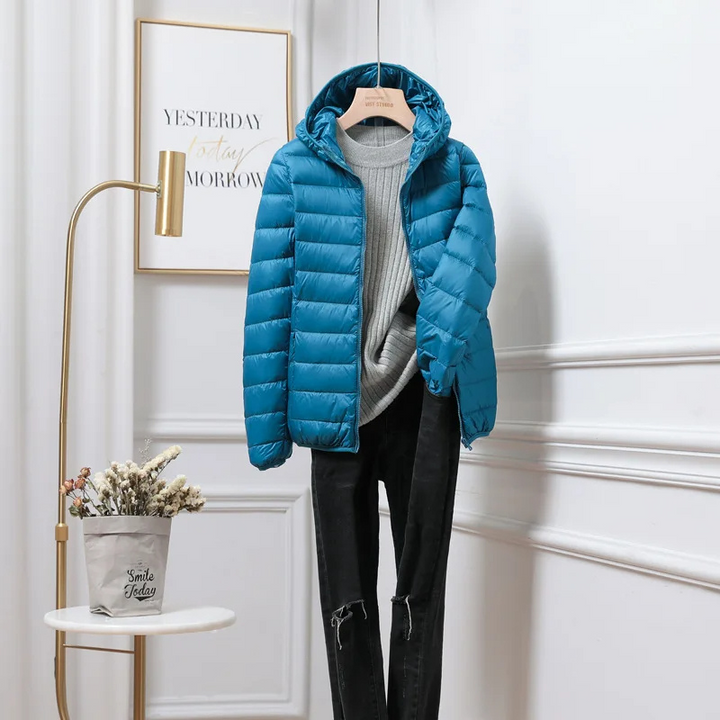 Marion Delcourt | Lightweight Hooded Puffer Jacket - Image 14