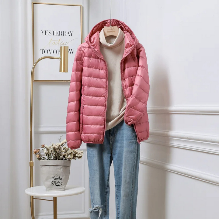 Marion Delcourt | Lightweight Hooded Puffer Jacket - Image 3