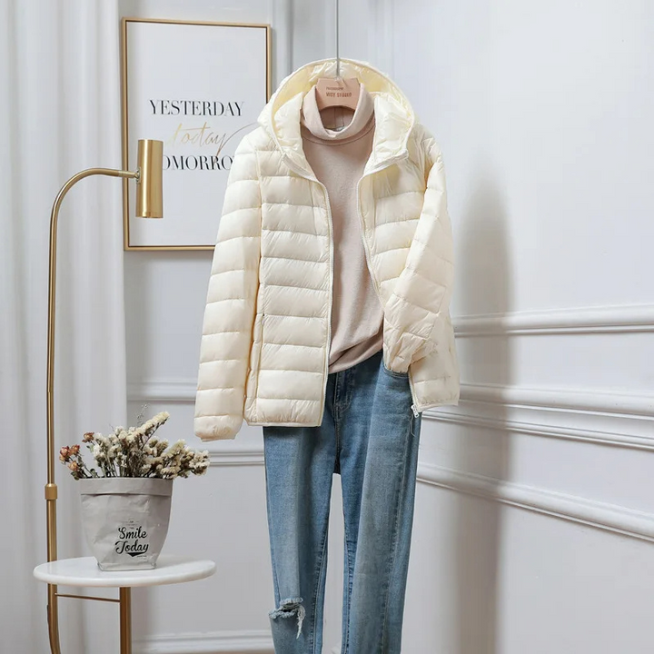 Marion Delcourt | Lightweight Hooded Puffer Jacket - Image 4