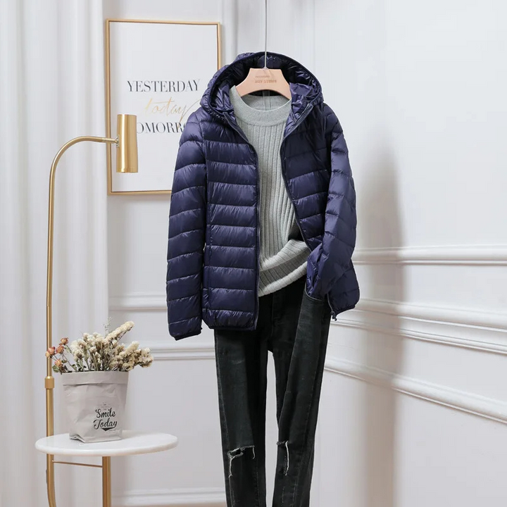 Marion Delcourt | Lightweight Hooded Puffer Jacket - Image 6