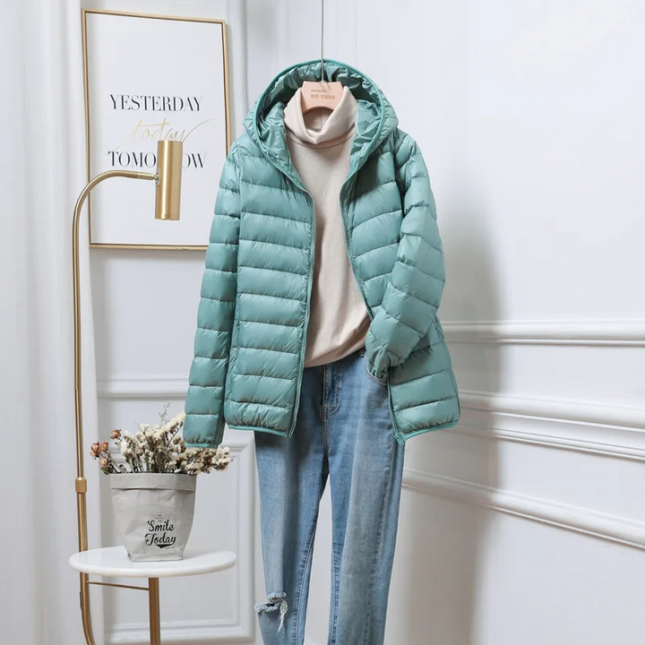 Marion Delcourt | Lightweight Hooded Puffer Jacket - Image 7