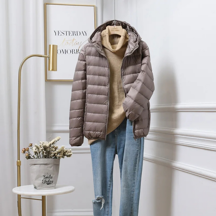 Marion Delcourt | Lightweight Hooded Puffer Jacket - Image 8