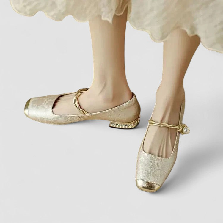 Noelle Fontaine | Orthopedic Mary Jane Block Heel Shoes - Image 11