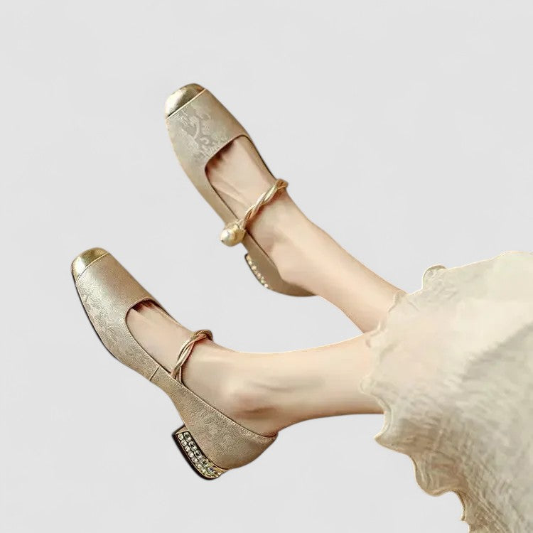 Noelle Fontaine | Orthopedic Mary Jane Block Heel Shoes - Image 13