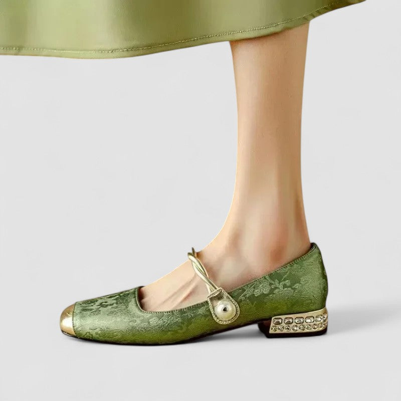 Noelle Fontaine | Orthopedic Mary Jane Block Heel Shoes - Image 4