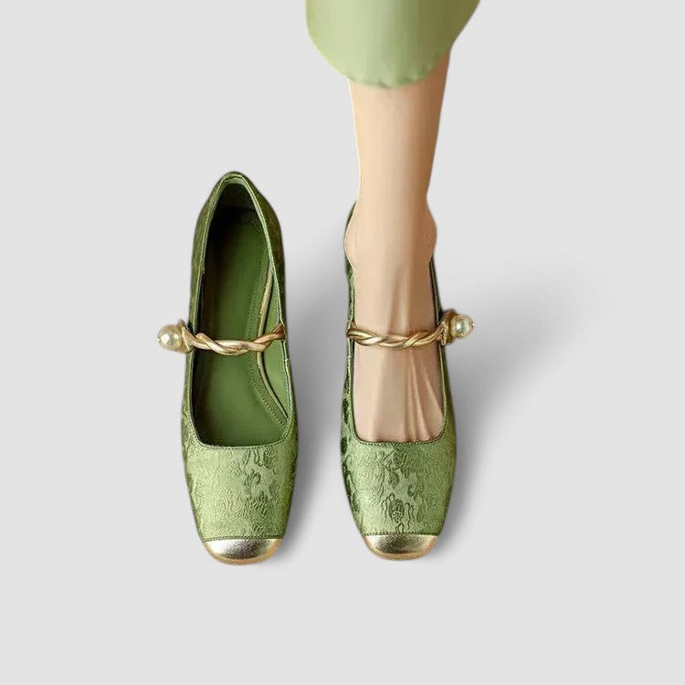 Noelle Fontaine | Orthopedic Mary Jane Block Heel Shoes - Image 5