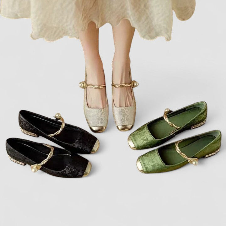 Noelle Fontaine | Orthopedic Mary Jane Block Heel Shoes - Image 7