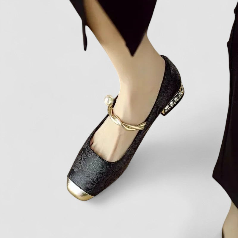 Noelle Fontaine | Orthopedic Mary Jane Block Heel Shoes - Image 8