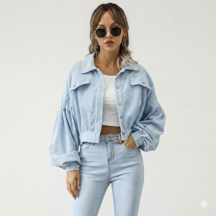Oceane Vidal | Cropped Corduroy Jacket - Image 1