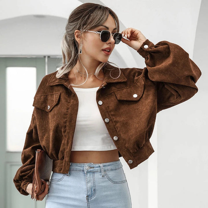 Oceane Vidal | Cropped Corduroy Jacket - Image 3