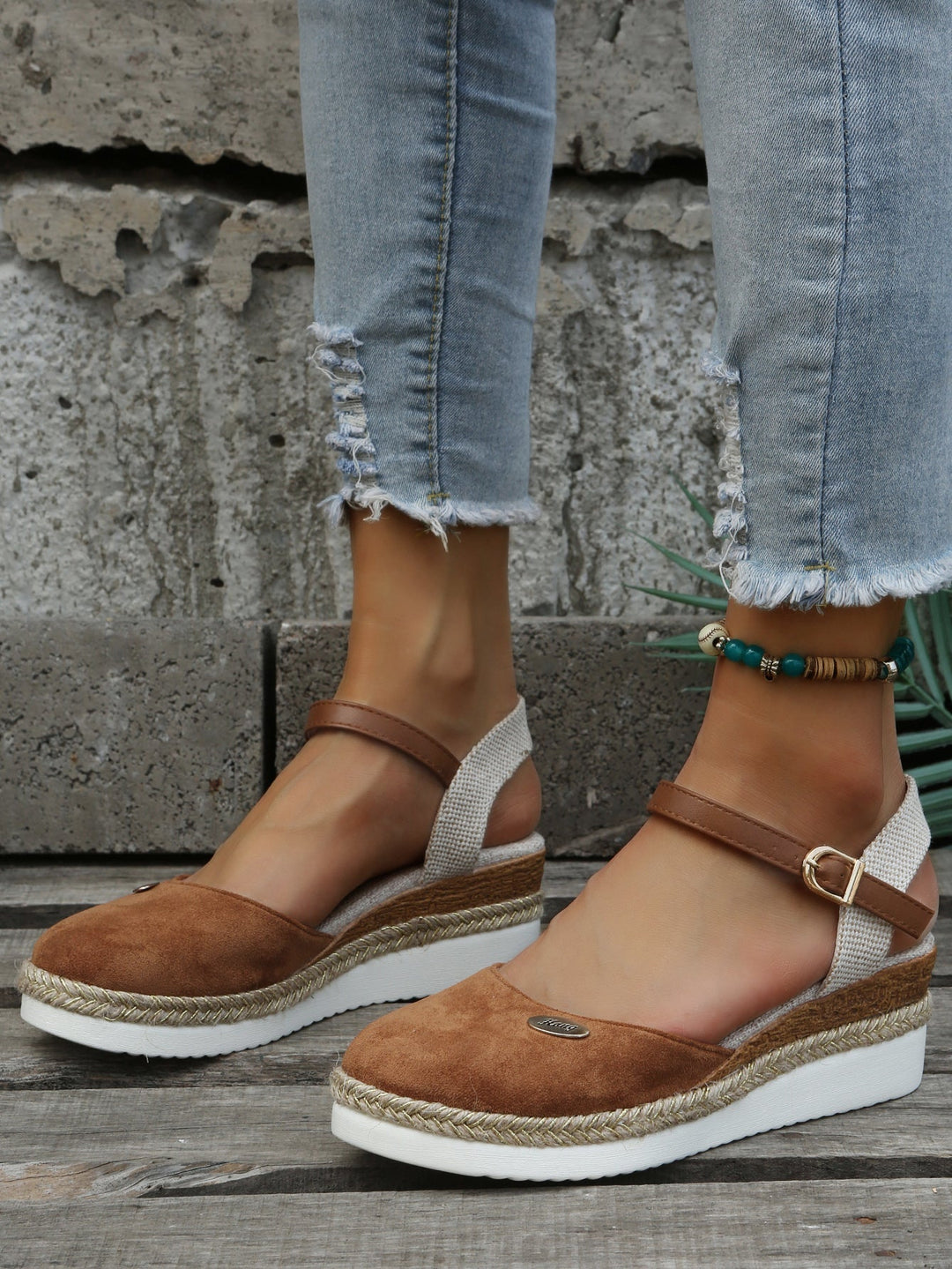 Odile Delcourt | Orthopedic Espadrille Wedge Shoes - Image 1