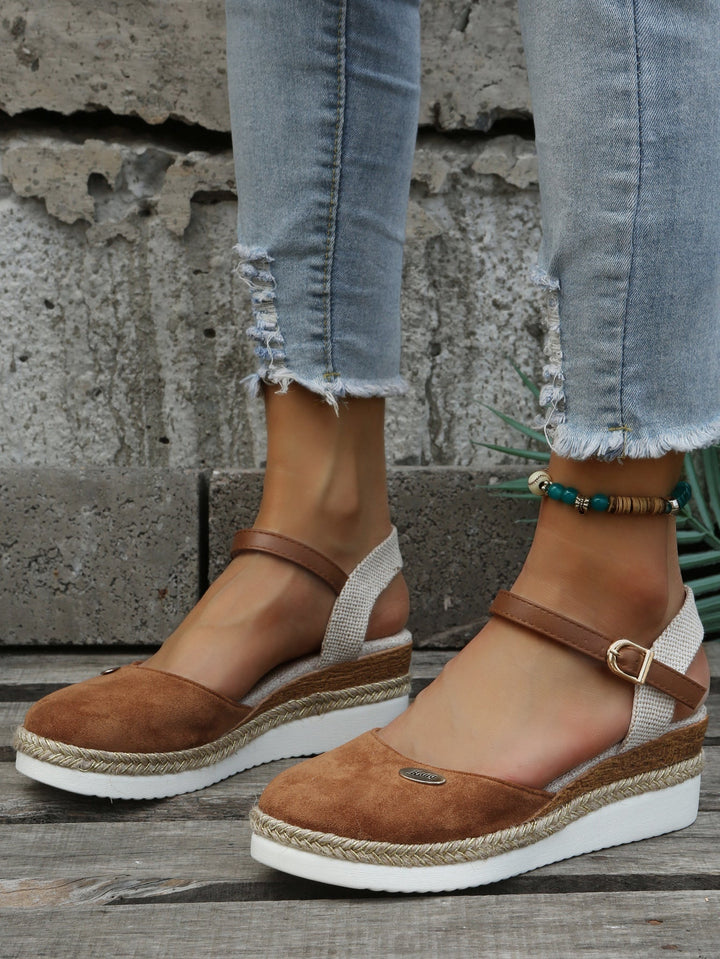 Odile Delcourt | Orthopedic Espadrille Wedge Shoes - Image 1