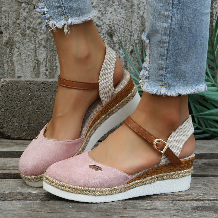 Odile Delcourt | Orthopedic Espadrille Wedge Shoes - Image 6