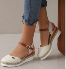 Odile Delcourt | Orthopedic Espadrille Wedge Shoes - Image 8