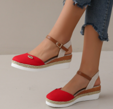 Odile Delcourt | Orthopedic Espadrille Wedge Shoes - Image 9