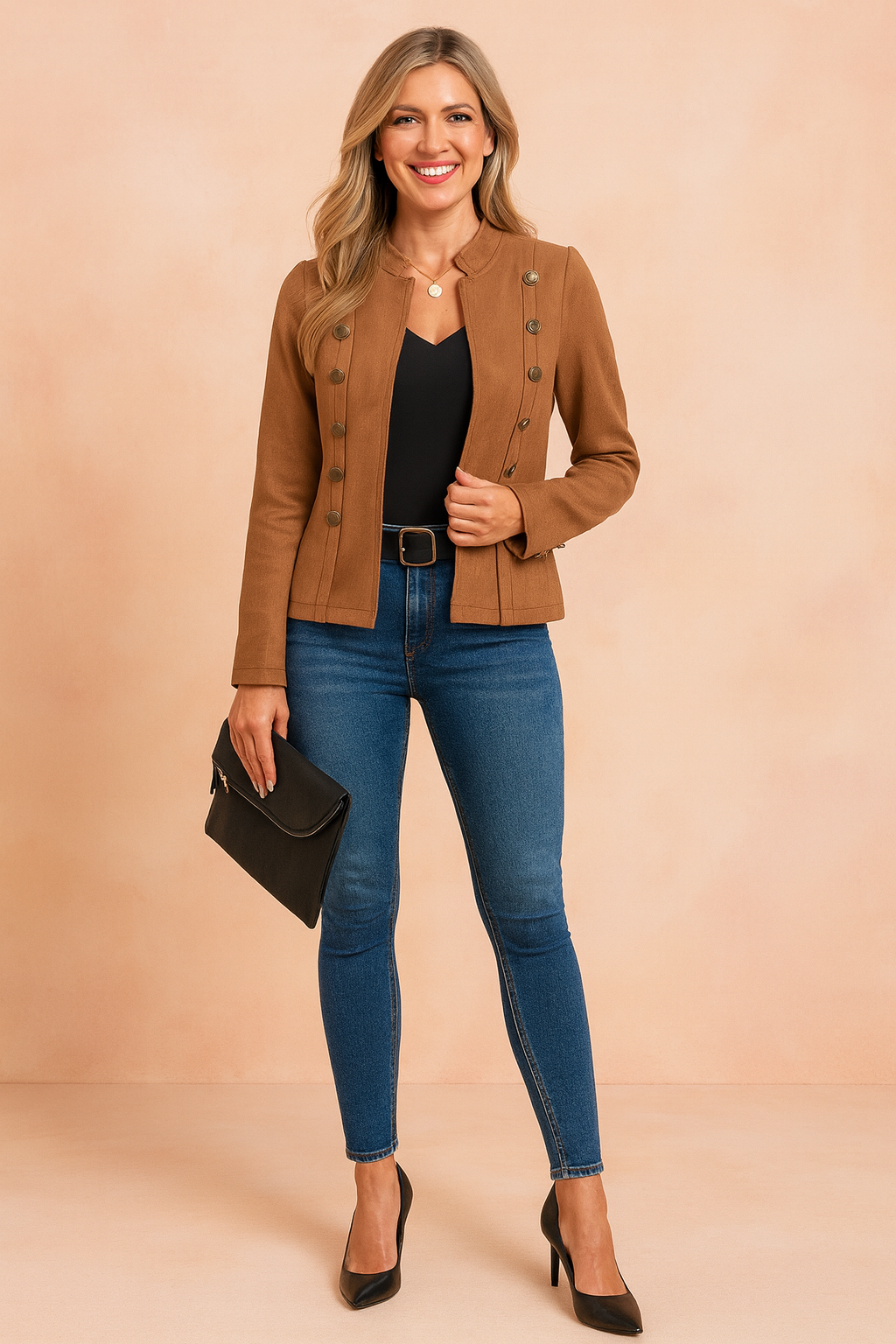 Odile Fabre | Double Button Military Jacket - Image 1