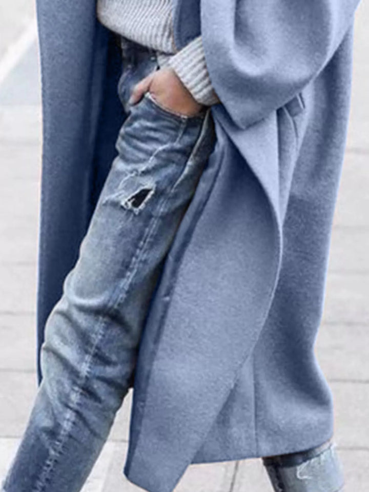 Ophelie Roussin | Oversized Wool Blend Long Coat - Image 11