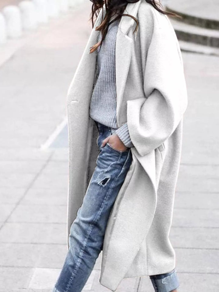 Ophelie Roussin | Oversized Wool Blend Long Coat - Image 12
