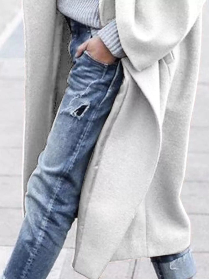 Ophelie Roussin | Oversized Wool Blend Long Coat - Image 14