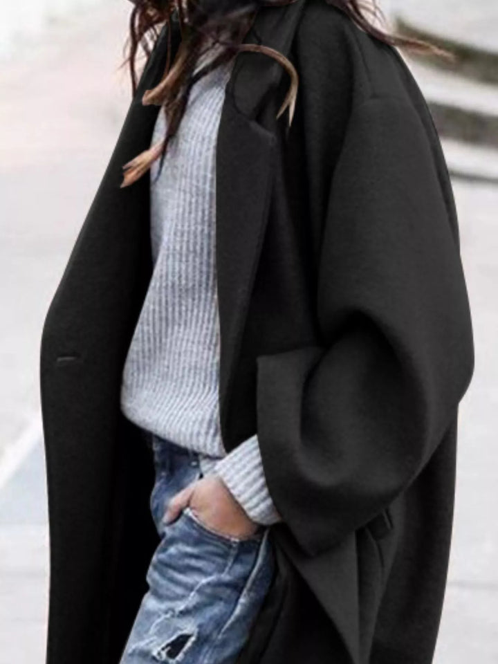 Ophelie Roussin | Oversized Wool Blend Long Coat - Image 7