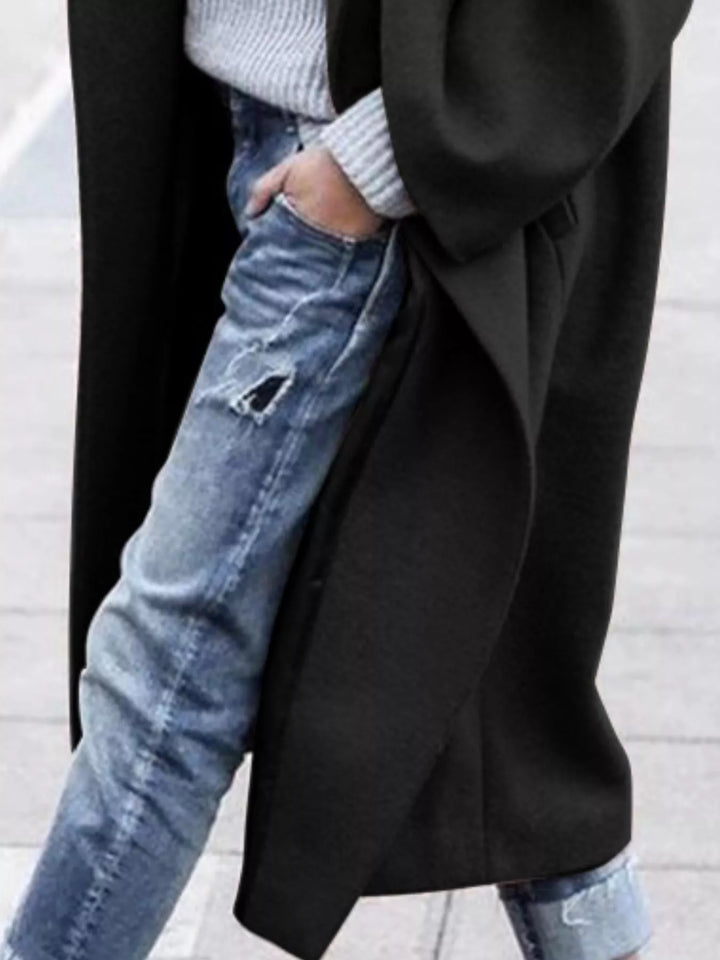 Ophelie Roussin | Oversized Wool Blend Long Coat - Image 8