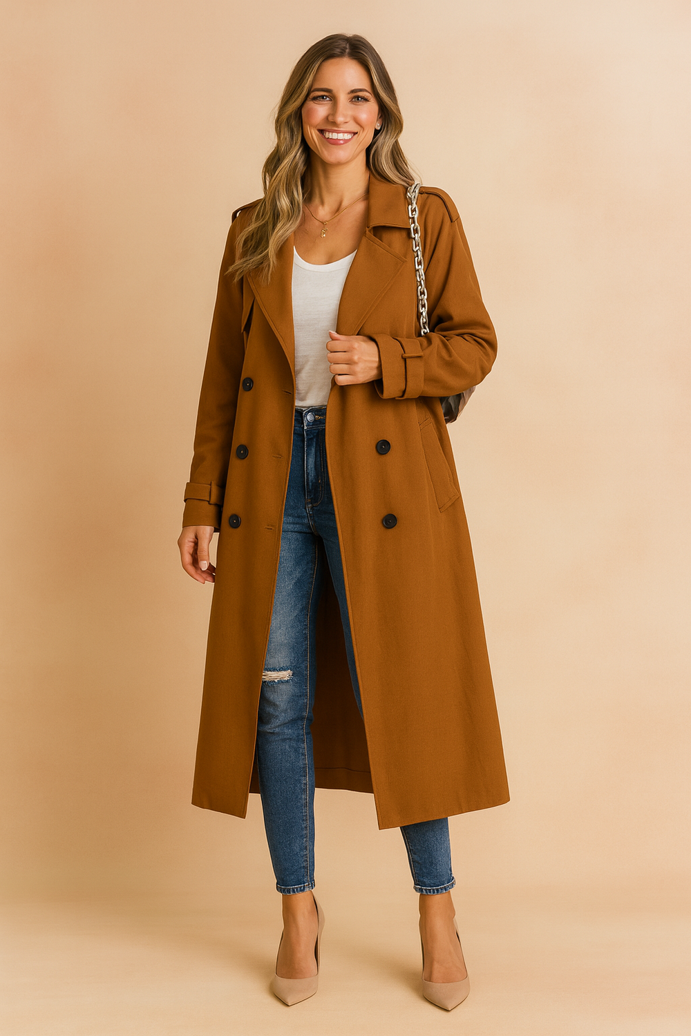 Pauline Chevallier | Double-Breasted Trench Coat - Image 2